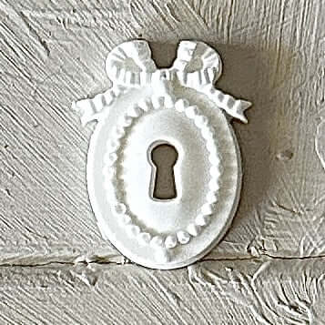 Keyhole Applique 013 – Resin Escutcheon for Furniture & Crafts