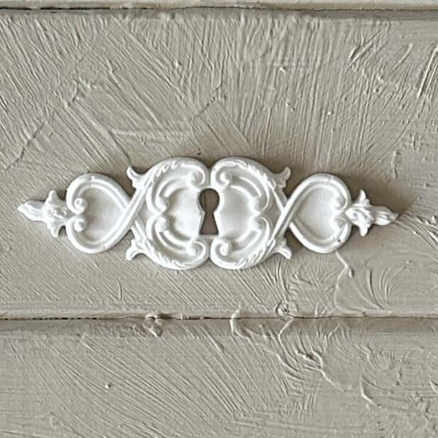 Keyhole Applique 005- Resin Escutcheon for Furniture & Crafts