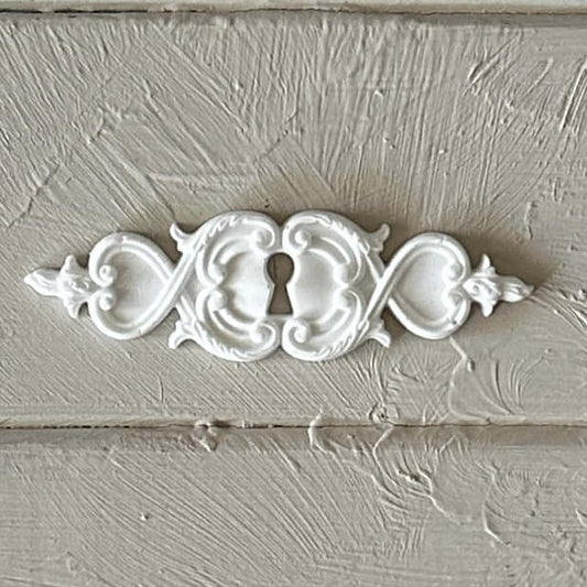 Keyhole Applique 005- Resin Escutcheon for Furniture & Crafts