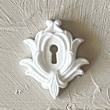 Keyhole Applique 003 - Resin Escutcheon for Furniture & Crafts