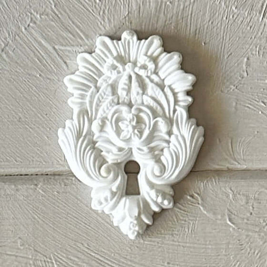 Keyhole Applique 007 - Resin Escutcheon for Furniture & Crafts