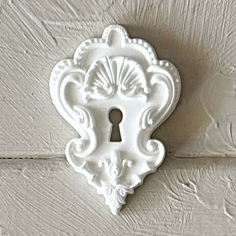 Keyhole Applique 012 – Resin Escutcheon for Furniture & Crafts