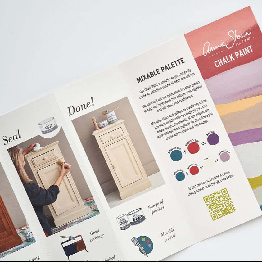 Annie Sloan Chalk Paint colour card