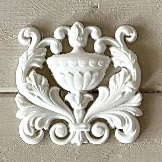 Plaque 001 - Resin Applique for Furniture & Crafts