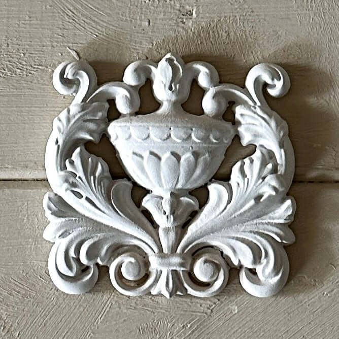 Plaque 001 - Resin Applique for Furniture & Crafts