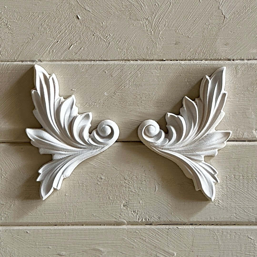 Scroll 007 - Resin Applique for Furniture & Crafts