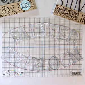 Thin Stamp Mount Acetate Sheet (With Guides) by IOD - Iron Orchid Designs