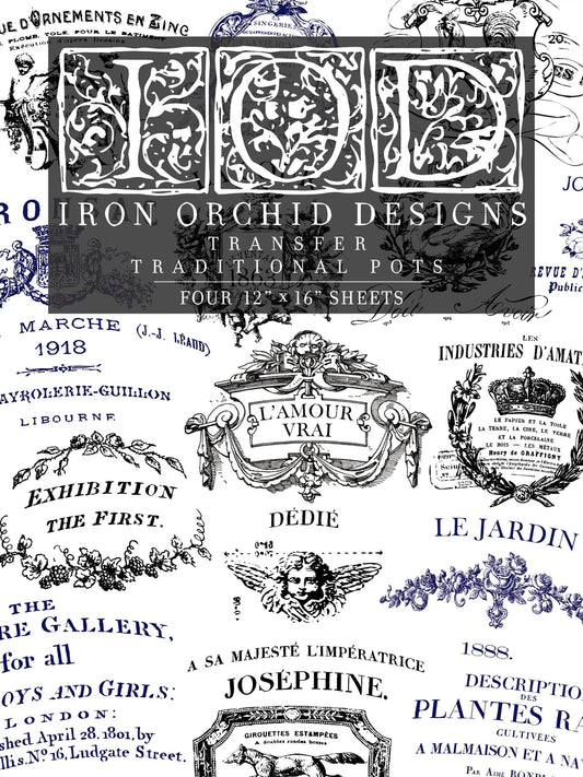 TRADITIONAL POTS - IOD DECOR TRANSFERS™