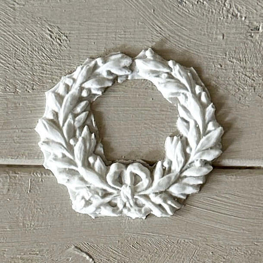 Wreath 001 - Resin Applique for Furniture & Crafts