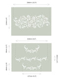 Paisley Floral Garland Annie Sloan Stencil