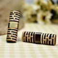 Stitch Rattan Black & Natural T-Bar Pull