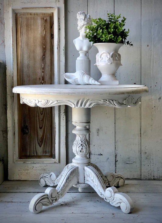 Carved Side Table
