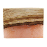 Tilly Pink resin and wood knob