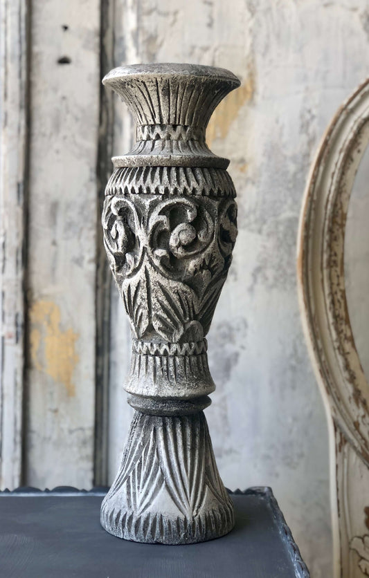 Carved decorative vase