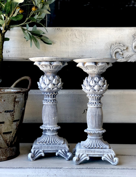 Versailles Ornate Pair of Candlesticks