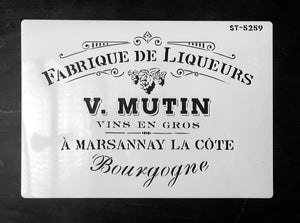 Fabrique De Liqueurs Stencil
