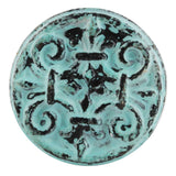 Emma Antique Aqua Iron Knob