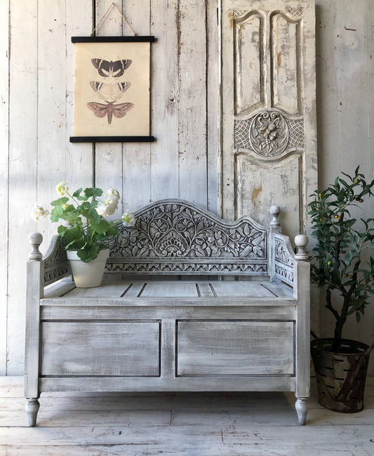 Montpellier Carved Bench Seat