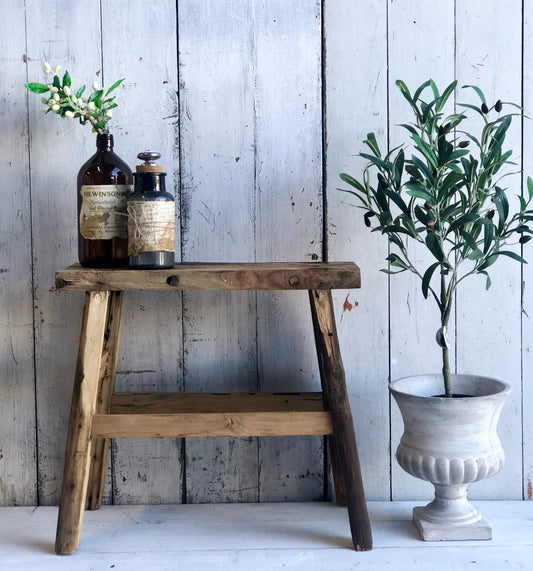 Rustic Worker Stool