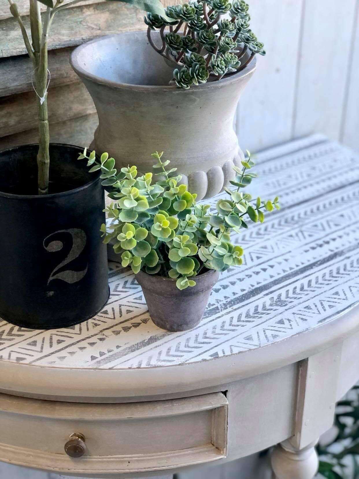 Bianca Boho Luxe Half Moon Table
