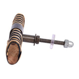 Stitch Rattan Black & Natural T-Bar Pull