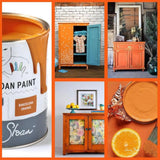 Barcelona Orange Chalk Painted Furniture