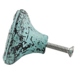 Emma Antique Aqua Iron Knob