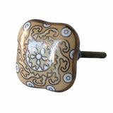 Arles & Gold Ceramic Knob