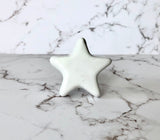 White Ceramic Star Knob
