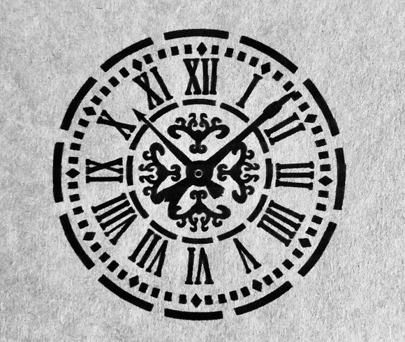 Extra large clock face Stencil