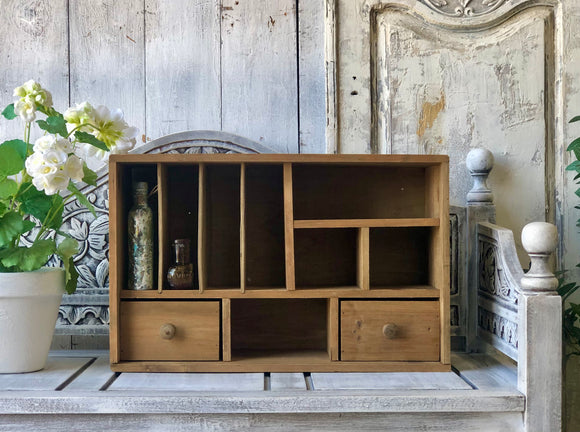 Antibes Rustic Shelf with Drawers