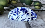 Hamptons Blue and White Cup Handles