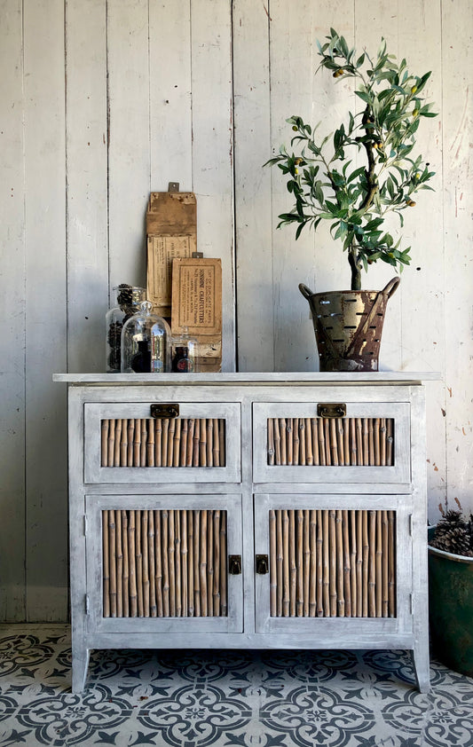 Bleached Boho Cabinet
