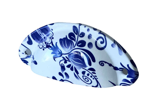 Hamptons Blue and White Cup Handles