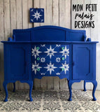 Ava Modern Farmhouse Star Pattern Stencil