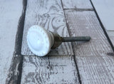 White Vintage Ceramic Knob