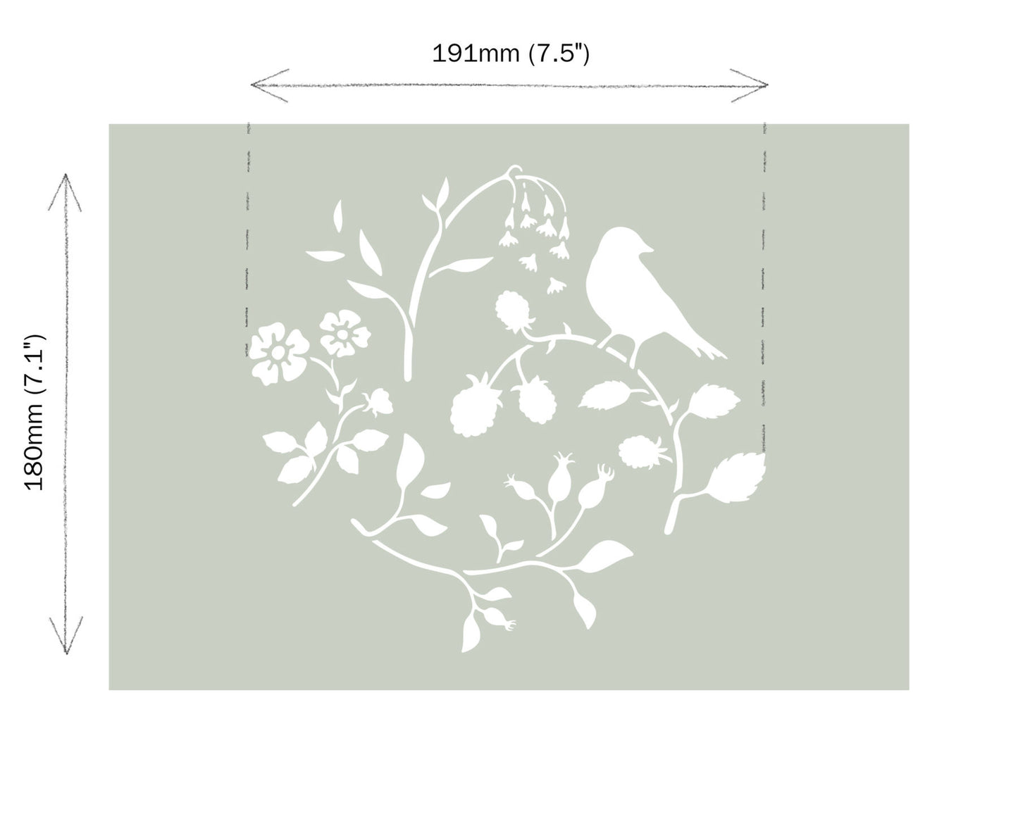 Countryside Bird Annie Sloan Stencil
